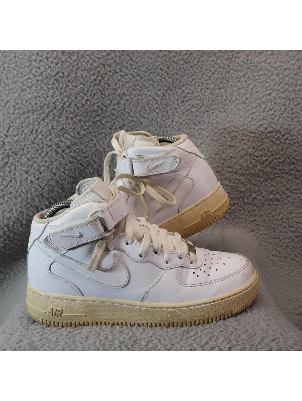 Nike Air Force 1 2018 Mid White 366731-100 Women 8.5 AF1